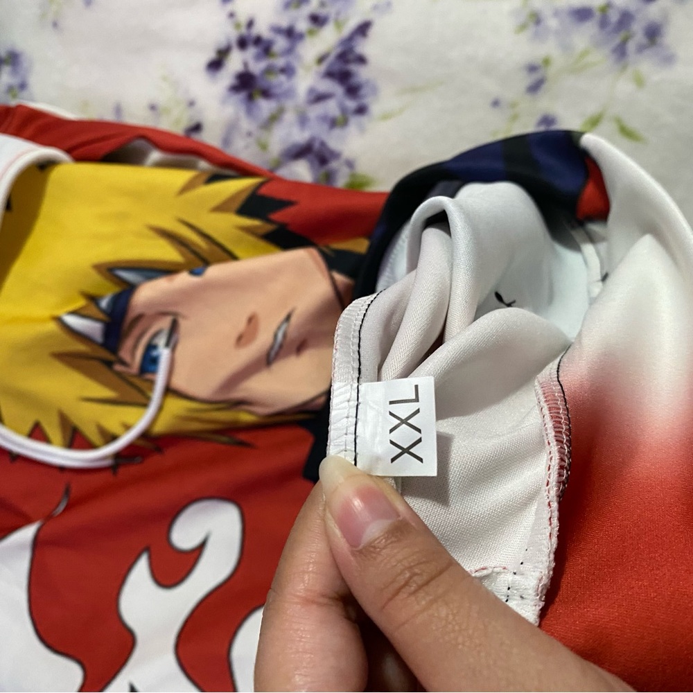 minato uzumaki naruto anime hoodie NWOT lightweight - Picture 5 of 6